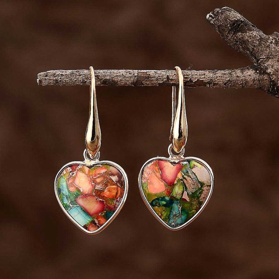 Boucles D'Oreilles Âme et Esprit | Boucles D'Oreilles Boh Me En Jaspe