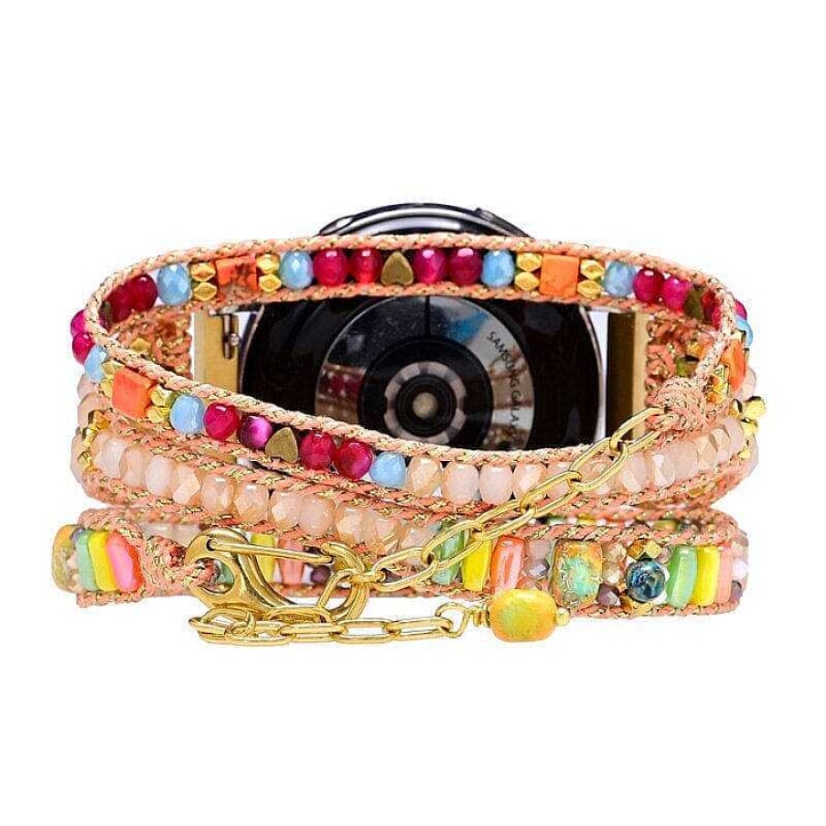 Bracelets Pour Montres Samsung Galaxy Âme et Esprit | Bracelet Montre Samsung En Pierre Naturelle B N Dictions Rayonnantes