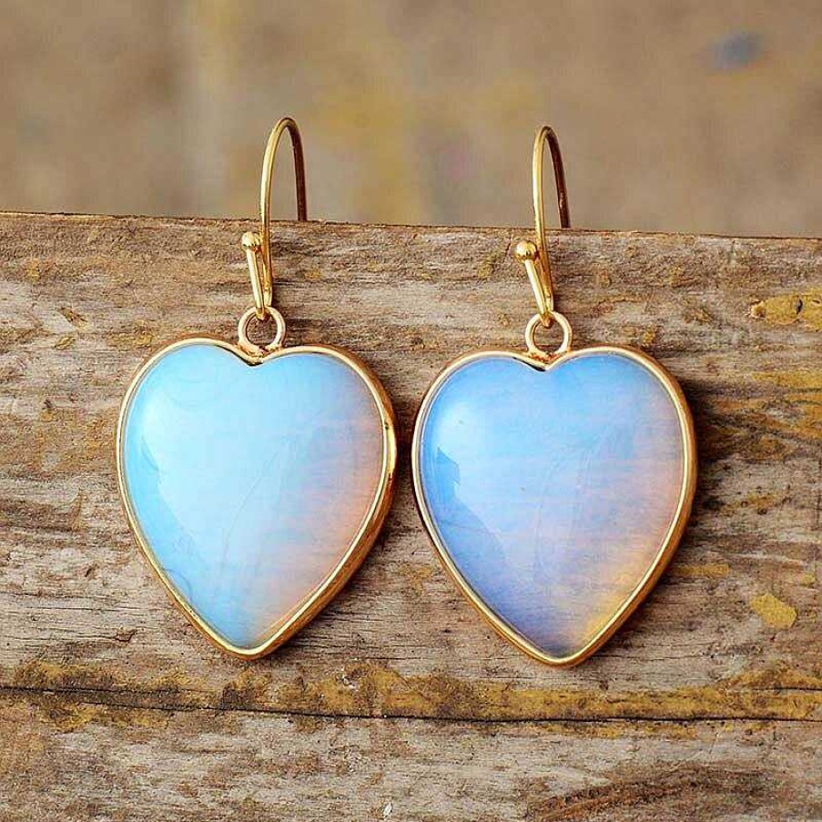 Colliers Âme et Esprit | Parure De Bijoux En Opale D'Amour